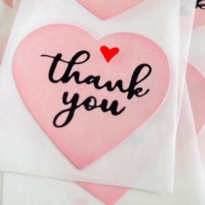 Thank you! Stickers 500